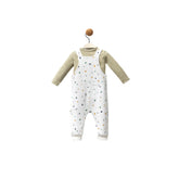 Moi Noi Green Desenli Salopet